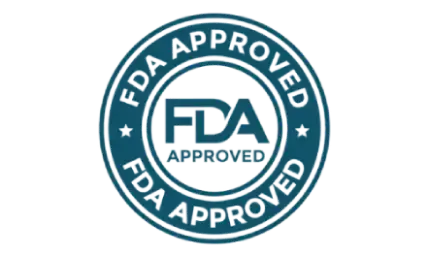 Manufactured in FDA registered facility icon